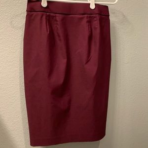 Women’s pencil skirt, wine